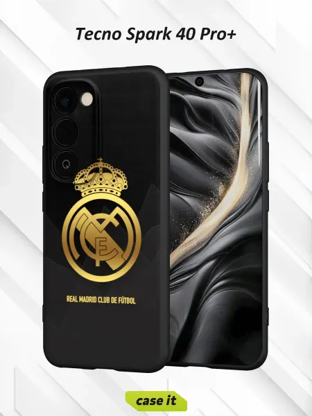 Case it Чехол на Tecno Spark 40 Pro+ с принтом The Real logo