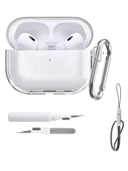 Прозрачный мягкий чехол для наушников AirPods Pro 3