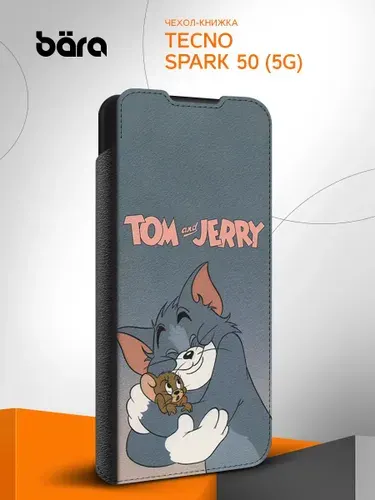 Чехол на Tecno Spark 50 (5G) / Техно Спарк 50 (5Г) с рисунком Том и Джерри