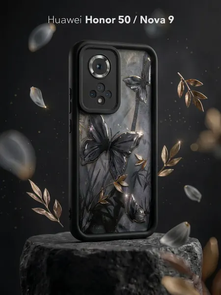 ЧЕХОЛБЕРИ Чехол с высокими бортами на Honor 50, Huawei Nova 9