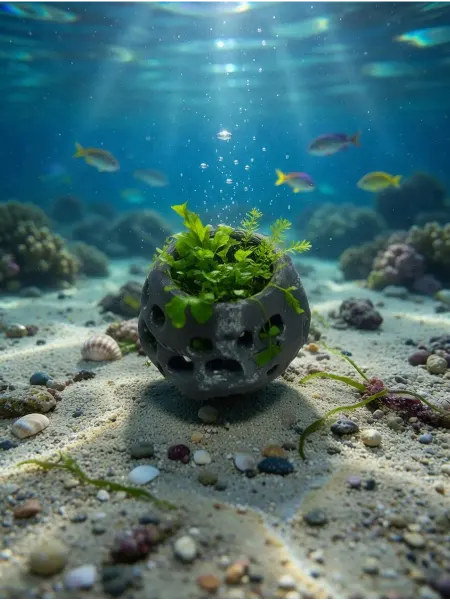 Горшочек для аквариумных растений