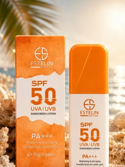 Солнцезащитный лосьон Estelin SPF 50, увлажняющий, для тела и лица
