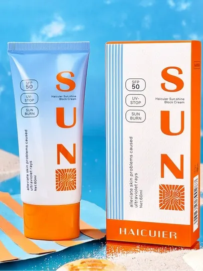Солнцезащитный крем, SPF 50 крем, защита от ультрафиолета, крем Haicuiier, крем 60 мл