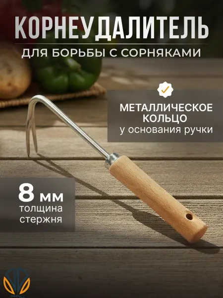 AHouseAll Корнеудалитель сорняков ручной стальной садовый
