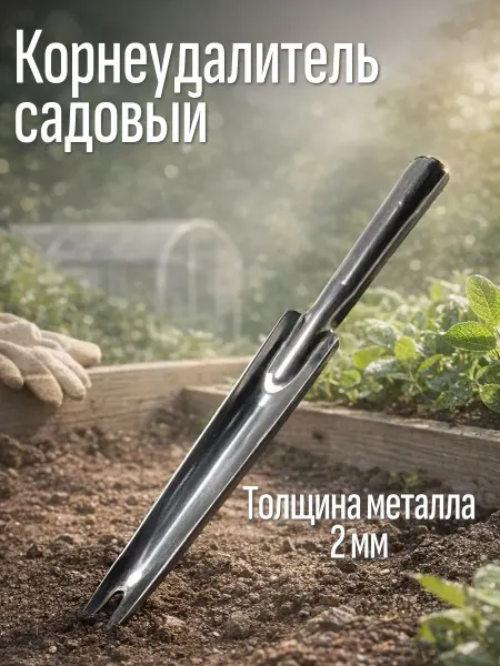 Корнеудалитель садовый нержавеющая сталь
