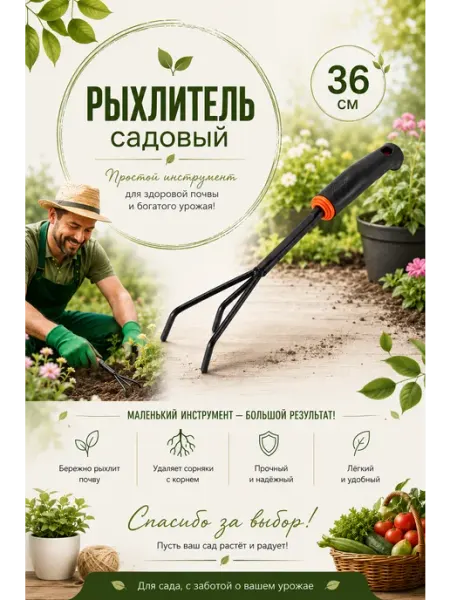 Садовый рыхлитель
