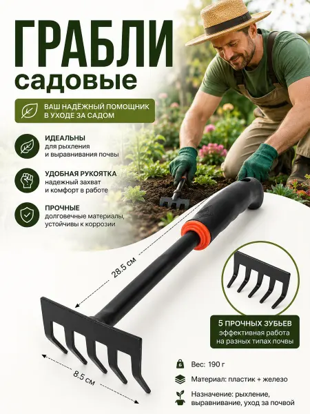 Садовые грабли