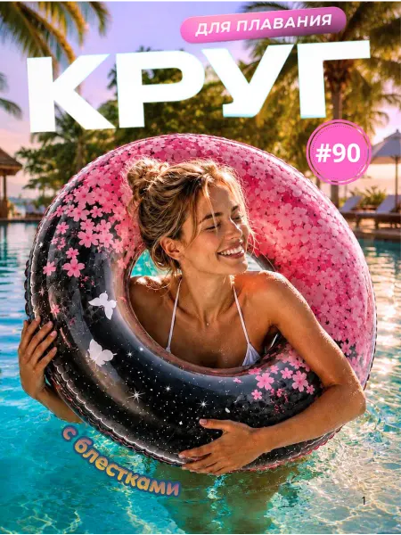 HomeLaboratory Круг детский и взрослый для плавания надувной 90