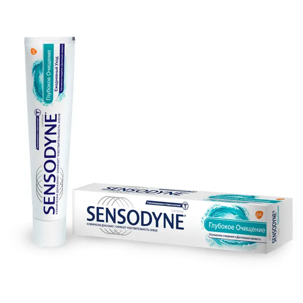 Sensodyne Зубная паста Глубокое очищение 75мл 2шт