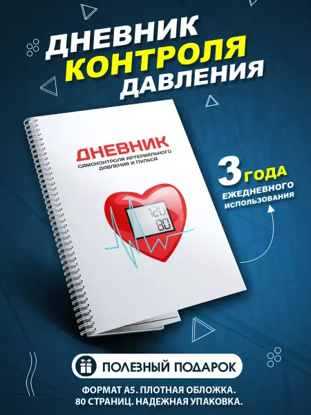 КубиГраф Дневник контроля давления и пульса