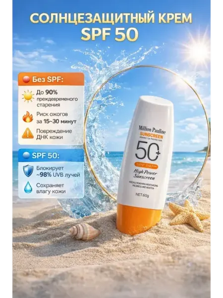 Bingo Room Солнцезащитный крем SPF 50+ для лица и тела