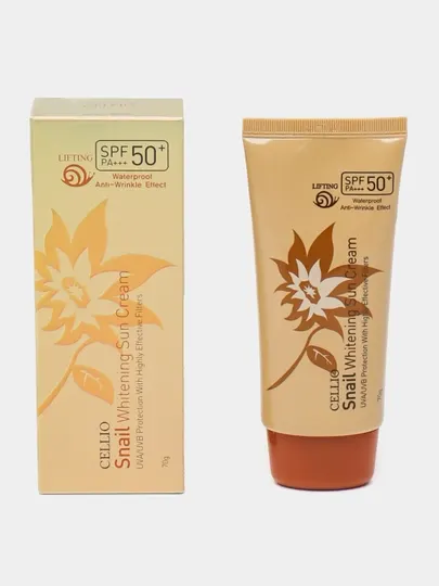 Солнцезащитный крем Cellio Whitening Sun Cream SPF 50+