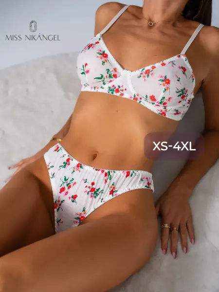 Miss Nikangel Нижнее белье комплект в рубчик