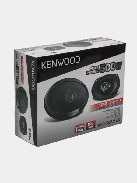 Автомобильные колонки Kenwood KFC-S6976EX 6x9 500Вт – мощный звук, пара