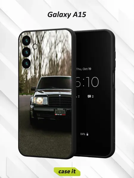 Case it Чехол на Samsung A15 с принтом Mercedes-Benz 500 E
