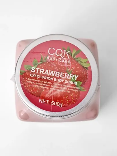 Скраб для лица и тела Sherbet Body Scrub с экстрактом малины и клубники, 500 / 350 гр