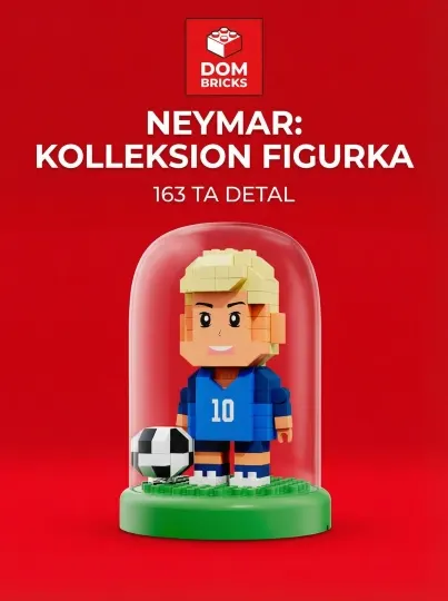 Конструктор фигурка Футбол Месси, Салах, Неймар, Левандовский, Рамос с куполом