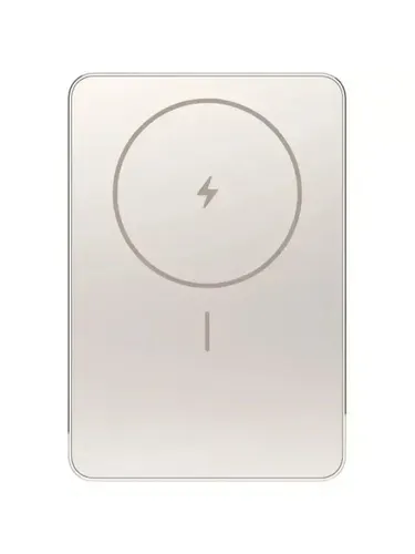 Портативный аккумулятор Xiaomi Super Slim Magnetic Power Bank, 5000 mAh, золотистый