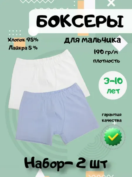 ZashitoKids Трусы-боксеры 2 шт