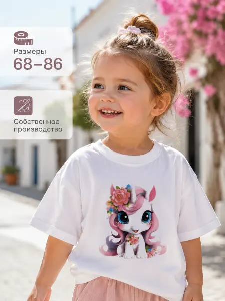 Mami-kids Футболка для новорожденных девочек