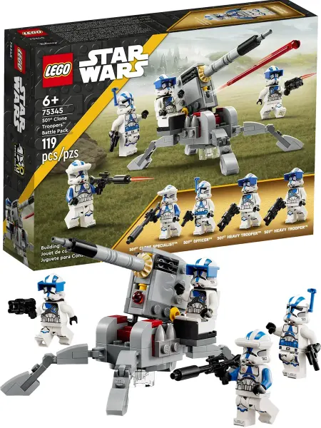 LEGO Конструктор Star Wars 75345 Набор клонов 501-го легиона