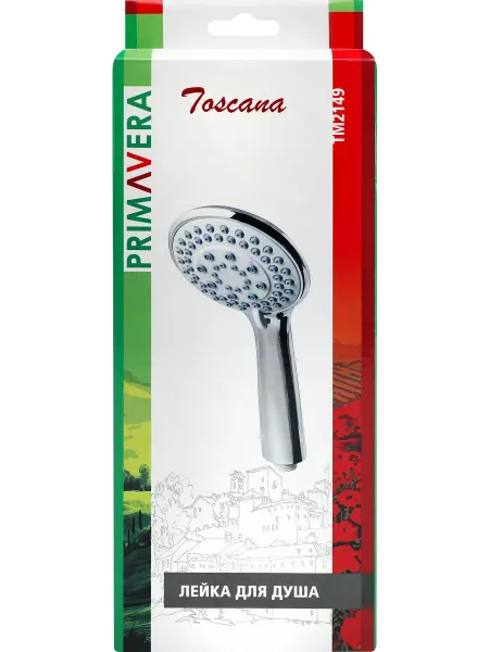Лейка для душа PRIMAVERA Toscana, 5 функций