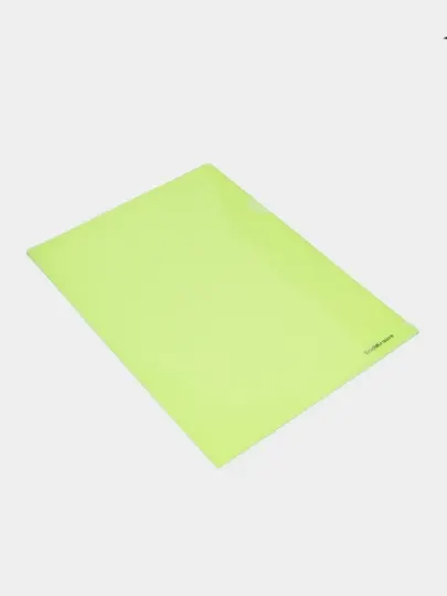 Папка-уголок пластиковая ErichKrause Glossy Neon, A4, полупрозрачный, ассорти 50159