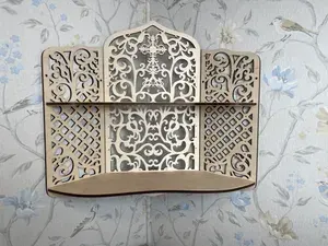 Полка Настенная Угловая, 50х16х50 см, 1 шт.