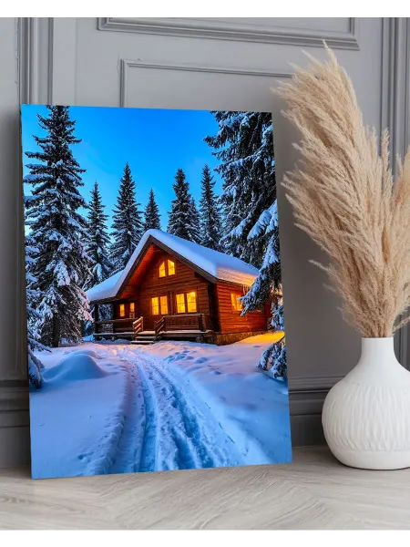 ArtInter Картина на стену для интерьера Зима 40х50 см