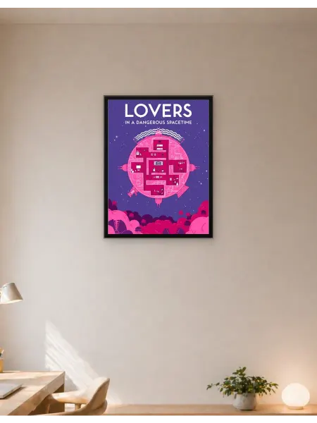 Postersbase Постер Влюбленные в опасном пространстве-времени, игро 50x70
