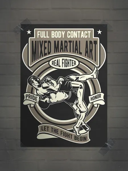 Frykt Постер А3 Спорт (MMA)