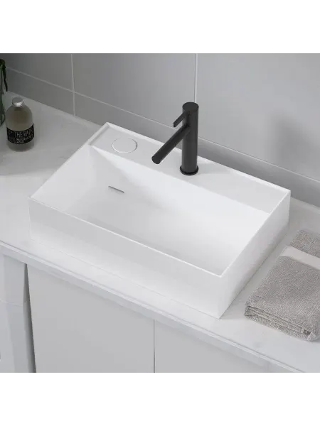 CeramaLux Раковина накладная над стиральной машиной 6252L 50х40 см