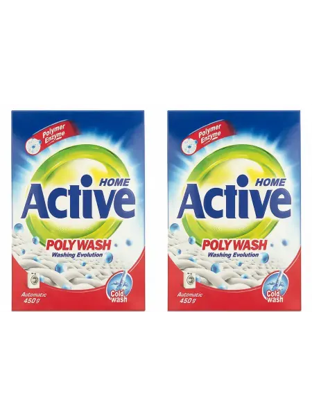 ACTIVe Стиральный порошок автомат Poly Wash 450г 2 уп