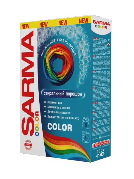Sarma Стиральный порошок Сарма, 400 г