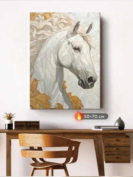 Postermarket Картина 50х70 см на холсте Лошадь