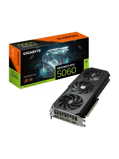 Видеокарта Gigabyte GeForce RTX 5060 GAMING OC, 8 ГБ GDDR7