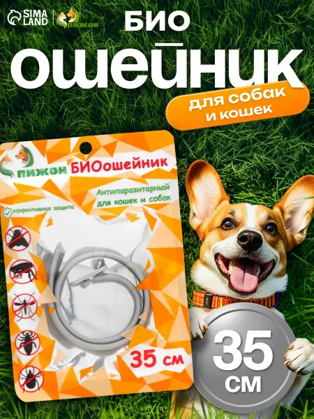 Пижон Био ошейник от блох и клещей для кошек