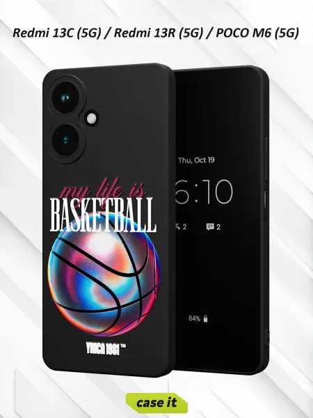 Case it Чехол на Redmi 13C 5G Redmi 13R 5G Poco M6 5G Баскетбол