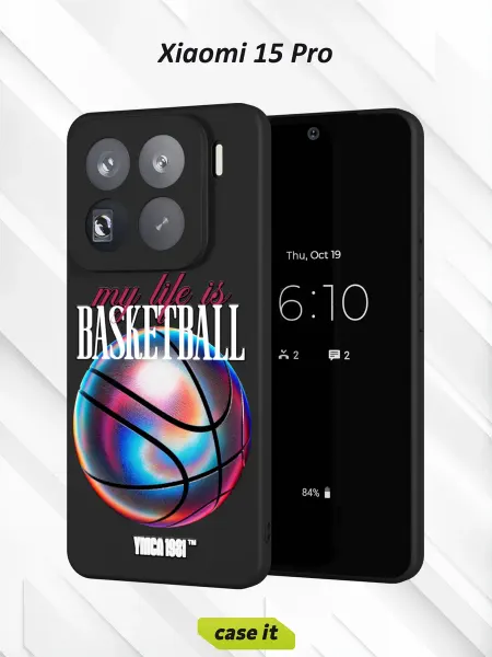 Case it Чехол на Xiaomi 15 Pro с принтом Баскетбол