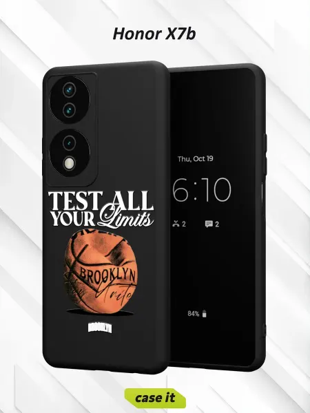 Case it Чехол на Honor X7b с принтом Баскетбол