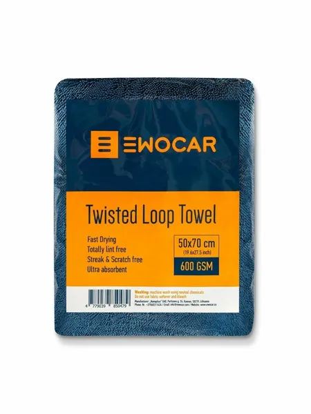 TOR Полотенце из микрофибры 40x40 см. 1шт. 600gsm. пушистое для…